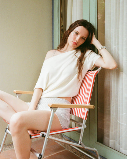 Marine Off-Shoulder Top