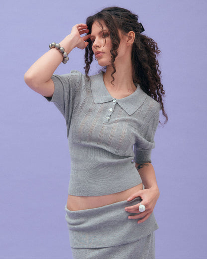 Sandy Knit Polo