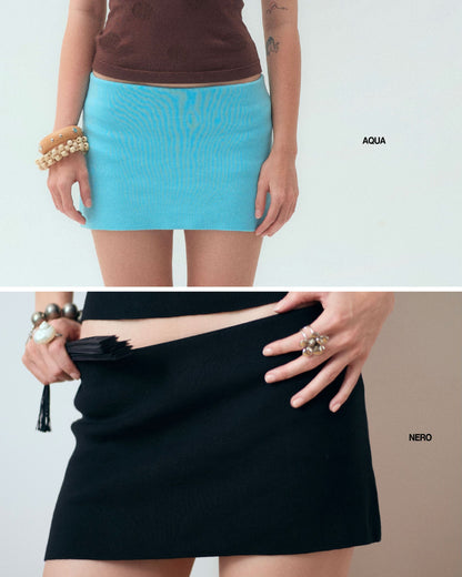 Porta Stripe Mini Skirt