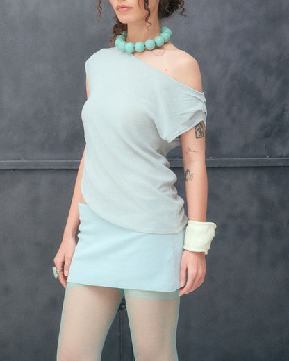 Porta Stripe Mini Skirt